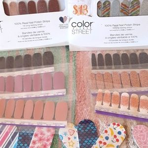 Color street nail polish straps. New, unopened 8 sets!